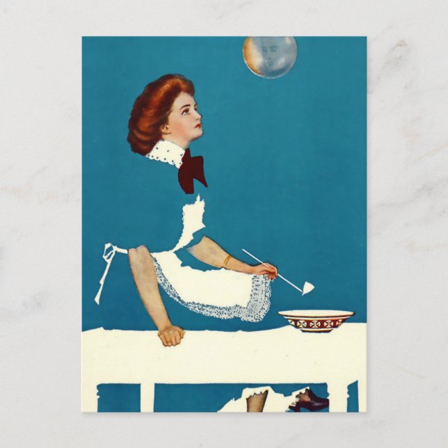 C Coles Phillips “Illusion” Magazine Cover Postcard (Front)