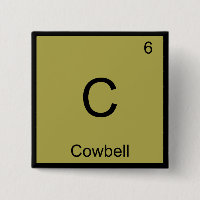 C - Cowbell Chemistry Element Symbol Music T-Shirt