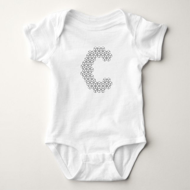 C Cube Baby Bodysuit (Front)