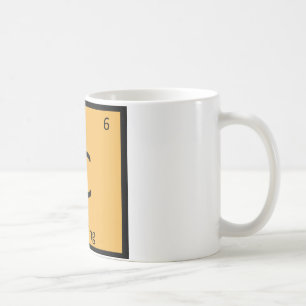 C - Cycling Sports Chemistry Periodic Table Symbol Coffee Mug