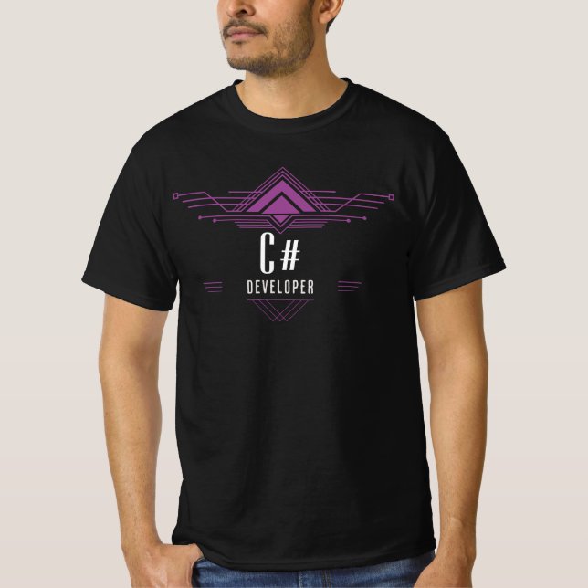 C# Developer Code Artisan Men's T-Shirt (Front)