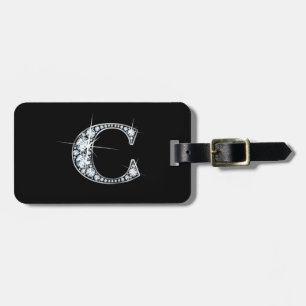 C "Diamond Bling" Luggage Tag