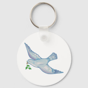 C - Dove of Peace Key Ring