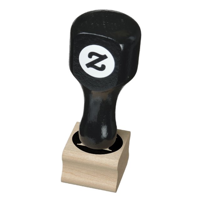 C Frame Monogrammed BB Rubber Stamp (Stamp)