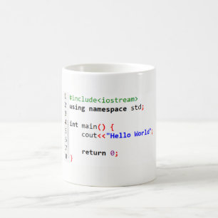 C++ Hello World Coffee Mug