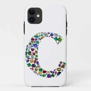 C Initial Gem Design iPhone 11 Case