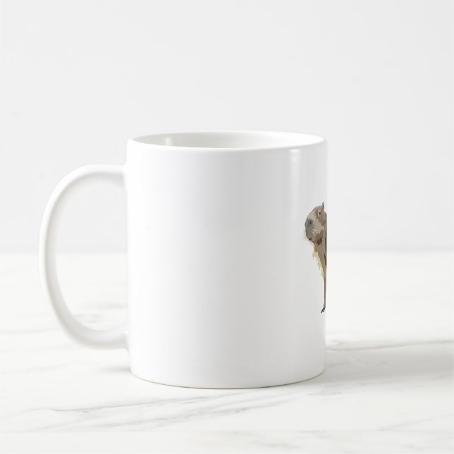 C is for Capybara Coffee Mug (Left)