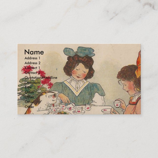 C is For Cat Business Card (Front)