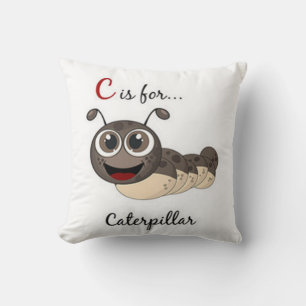 C Is For Caterpillar Cushion