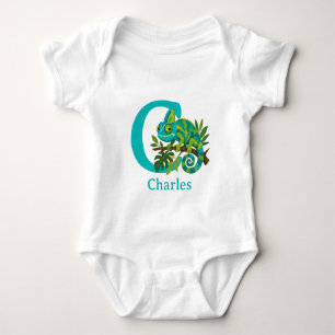 C is for Chameleon Personalise Baby Bodysuit