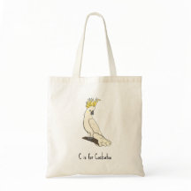 C is for Cockatoo bag