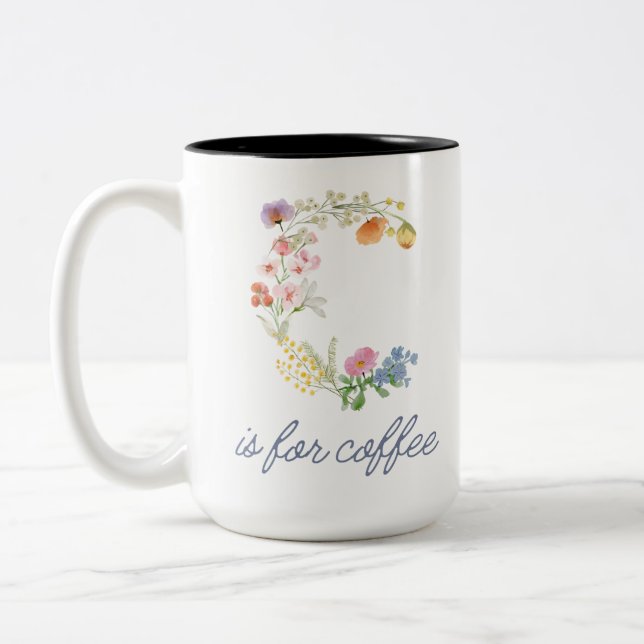 C is for Coffee Mug (Left)