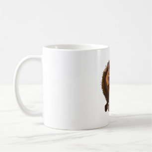 C is for Collared Brown Lemur Coffee Mug