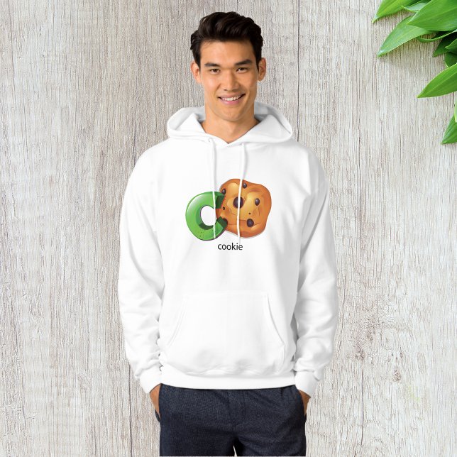 C is for Cookie Alphabet Letter Chocolate Chip Hoodie (Creator Uploaded)