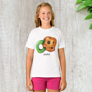 C is for Cookie Alphabet Letter Chocolate Chip T-Shirt