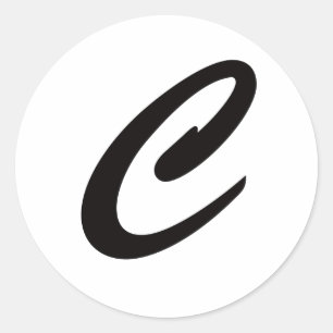 C is For Cookie Classic Round Sticker