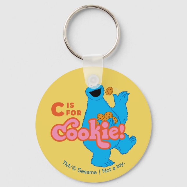 C is for Cookie Key Ring (Front)