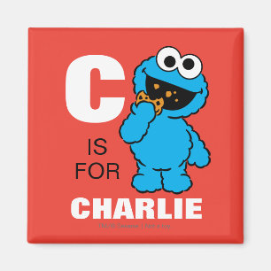 C is for Cookie Monster Add Your Name Magnet