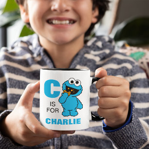 C is for Cookie Monster Add Your Name Mug