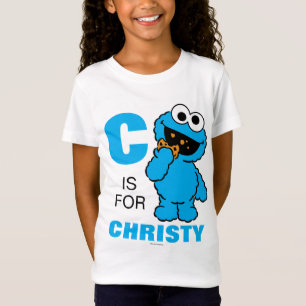 C is for Cookie Monster   Add Your Name T-Shirt