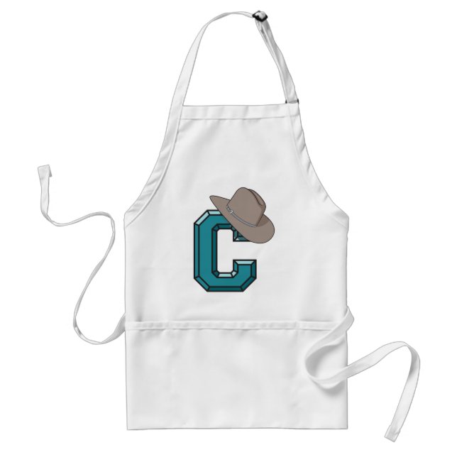 C is for Cowboy Standard Apron (Front)