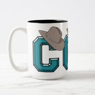 C is for Cowboy Two-Tone Coffee Mug