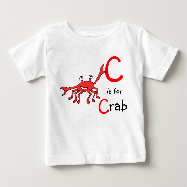 C is for Crab T shirt (Front)