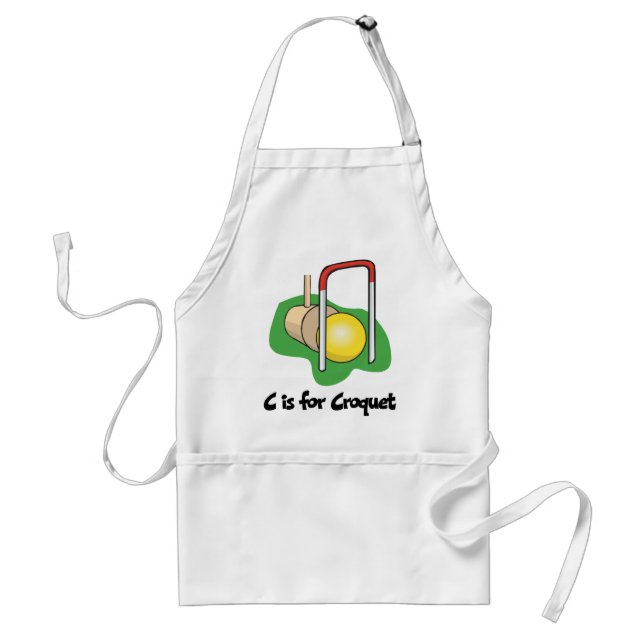 C is for Croquet Standard Apron (Front)