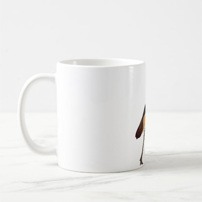 C is for Crowned Crane Coffee Mug (Left)