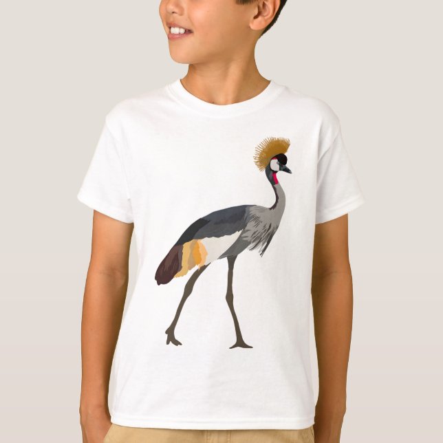 C is for Crowned Crane T-Shirt (Front)
