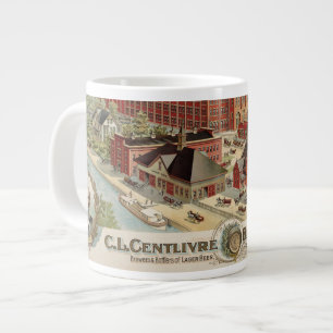 C.L. Centlivre Brewing Company Factory Buildings. Large Coffee Mug