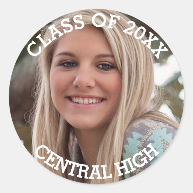 C;lass of 2018 Photo Graduation Envelope Seal (Front)