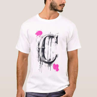 C Letter - Typography T-Shirt