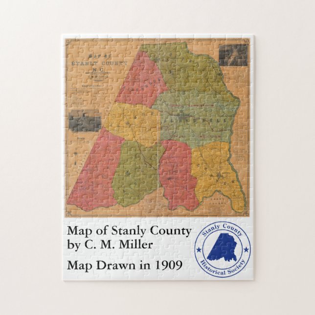 C. M. Miller Map - Puzzle (Vertical)
