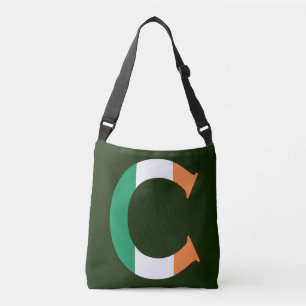 C Monogram overlaid on Irish Flag cbbcnt Crossbody Bag