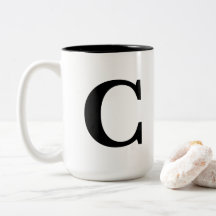 "C" mug