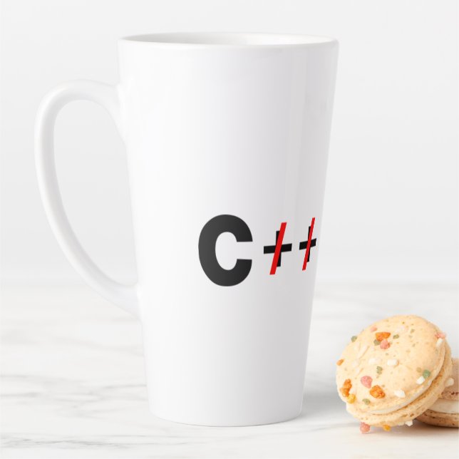 C, not C++ Latte Mug (In Situ)