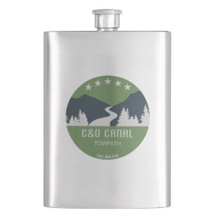 C&O Canal Towpath Hip Flask