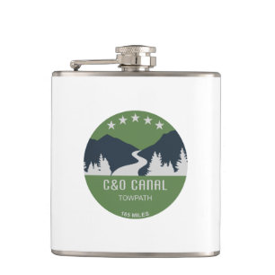 C&O Canal Towpath Hip Flask
