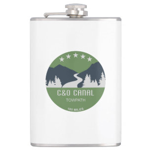 C&O Canal Towpath Hip Flask
