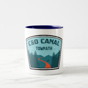 C&O Canal Towpath Two-Tone Coffee Mug