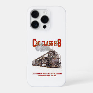 C&O Class H-8 2-6-6-6 Allegheny Steam Locomotive iPhone 16 Pro Case