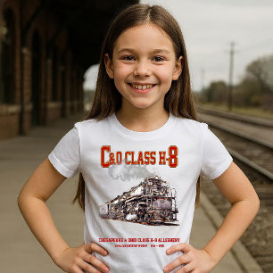 C&O Class H-8 2-6-6-6 Allegheny Steam Locomotive T-Shirt