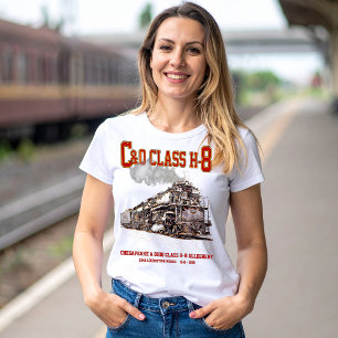 C&O Class H-8 2-6-6-6 Allegheny Steam Locomotive T-Shirt
