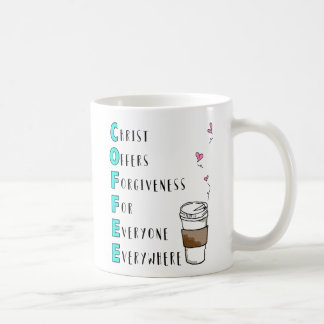 C.O.F.F.E.E. For Everyone Blue Coffee Mug
