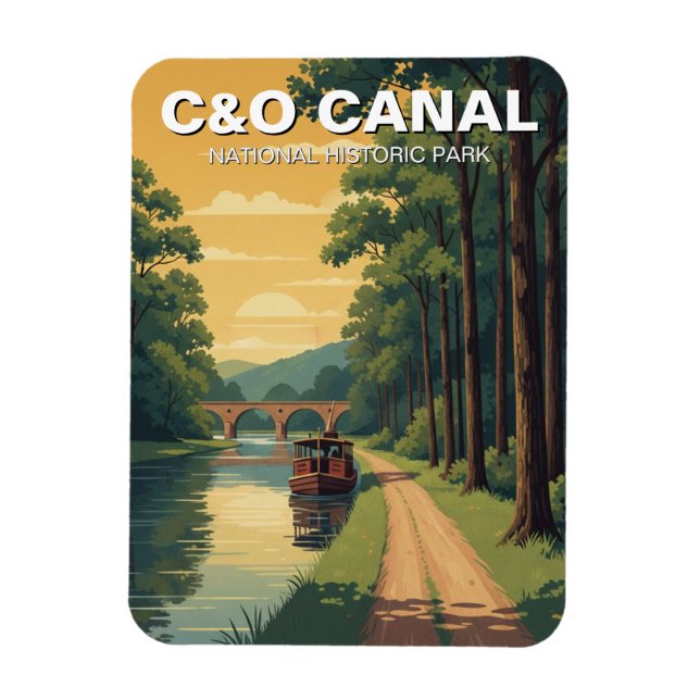C&O National Historical Park Travel Magnet (Vertical)