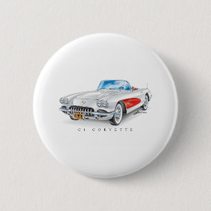 C-ONE AUTOMOBILE ART 6 CM ROUND BADGE