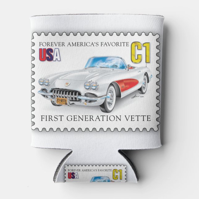 C-ONE AUTOMOBILE ART CAN COOLER (Front)