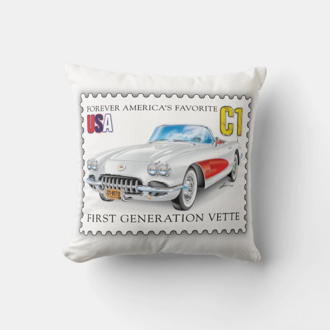 C-ONE AUTOMOBILE ART CUSHION (Front)