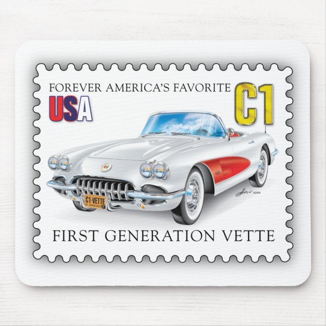 C-ONE AUTOMOBILE ART MOUSE MAT (Front)